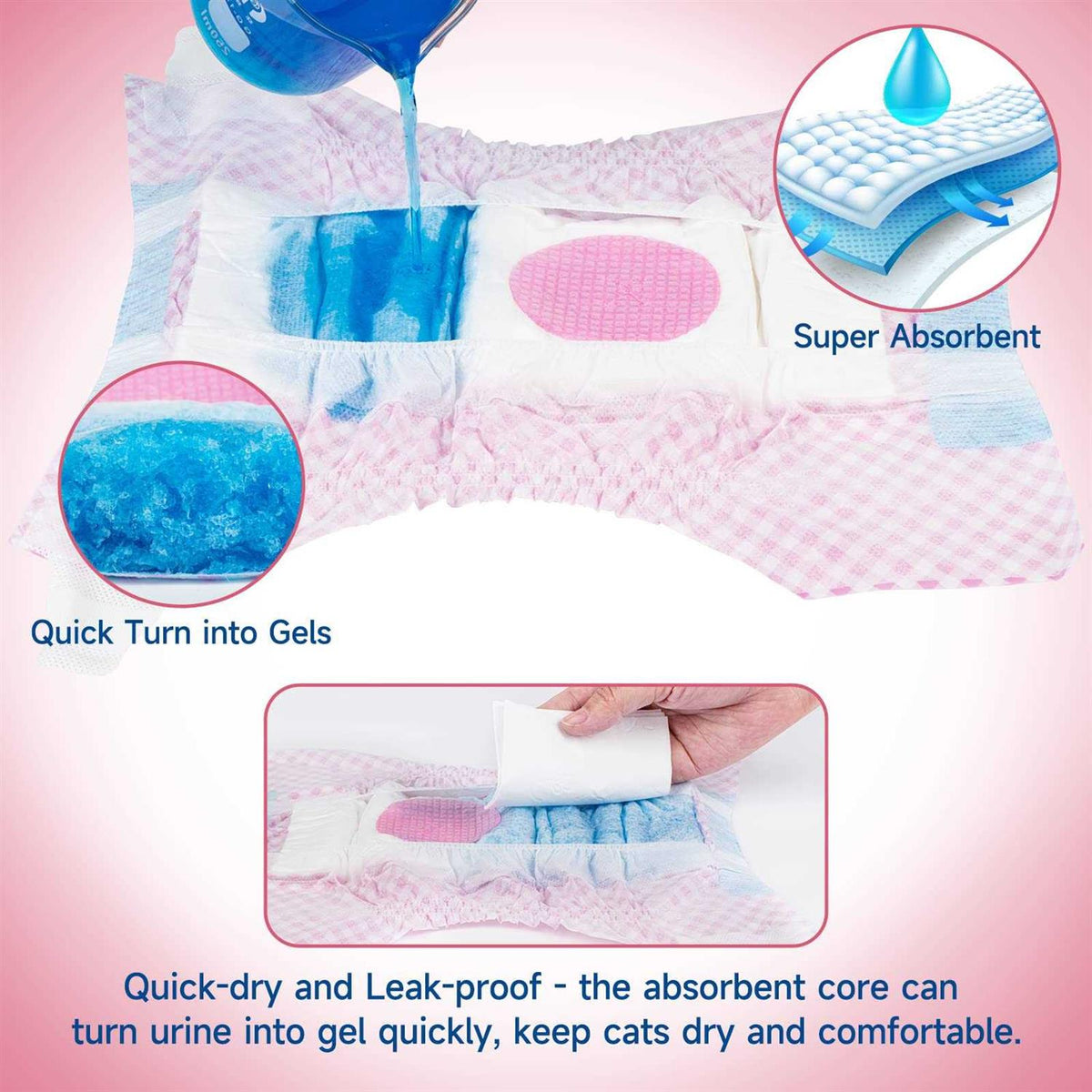 Soft Disposable Dog Diapers Q972018