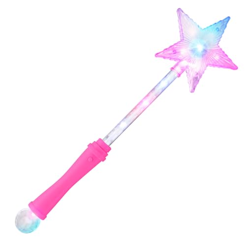 Pink LED Light Up Magic Wand L821216