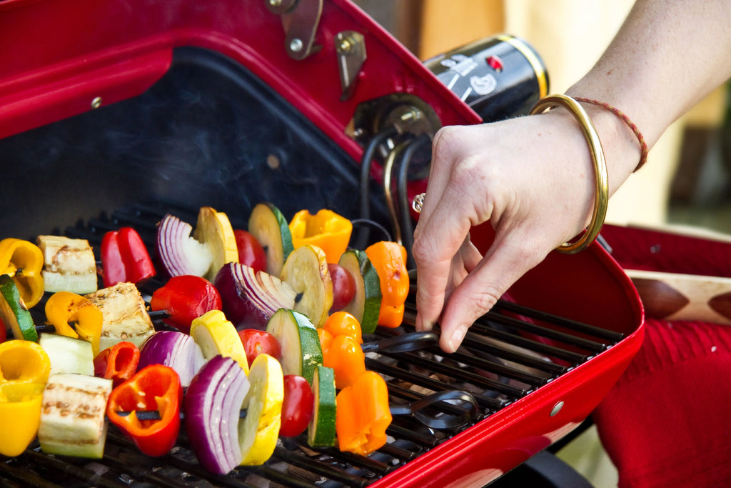 Electric Tabletop Steel Grill with 3-Position Element J8966