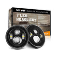 Black LED Projection Headlight Kit for Jeep U58138