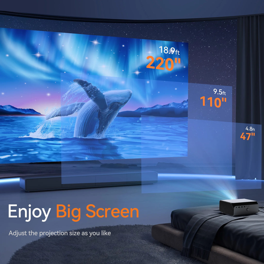 Native 1080P Mini Projector with Bluetooth C90173