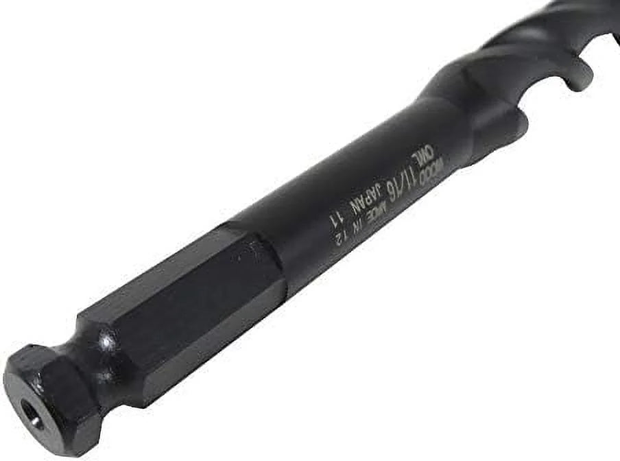 1-1/8" x 12" PTFE Coated Utility Auger Bit S4103