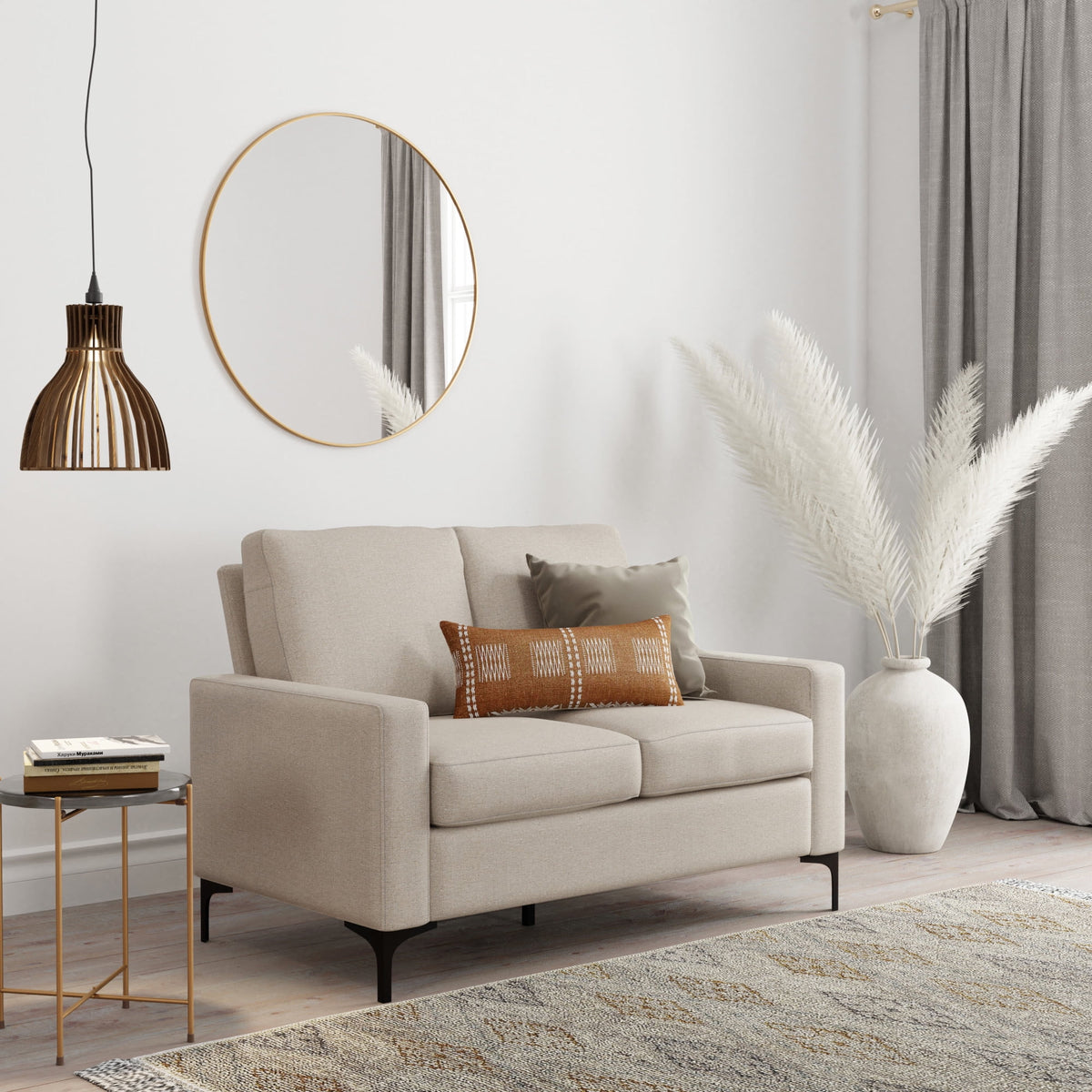 Upholstered Loveseat S75716
