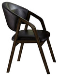 Dark Brown Arm Chair Set of 2 J618233