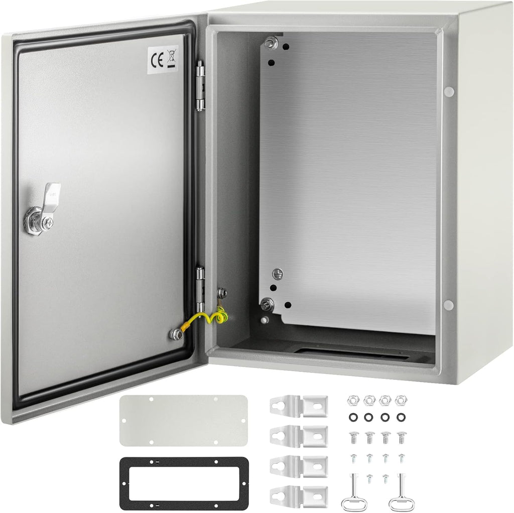 20 x 16 x 8'' NEMA 4X Steel Electrical Box with Mounting Plate G507