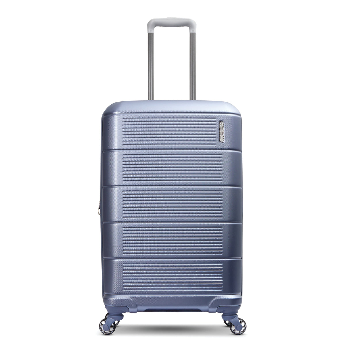 Slate Blue Hardside Medium Checked Spinner Luggage V9742