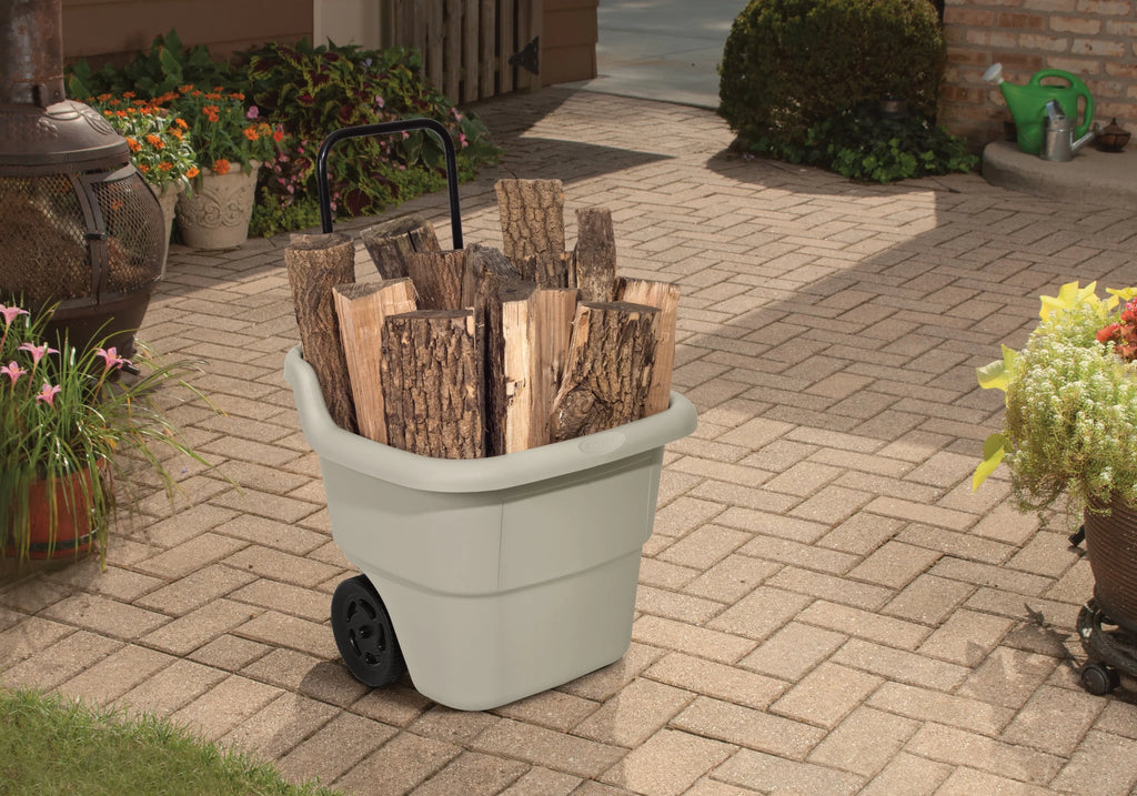 15 Gallon Resin Rolling Lawn and Utility Cart Z383