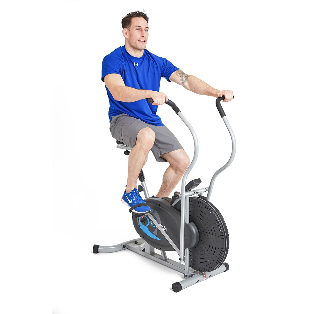 Upright Exercise Fan Bike with Softer Seat S415