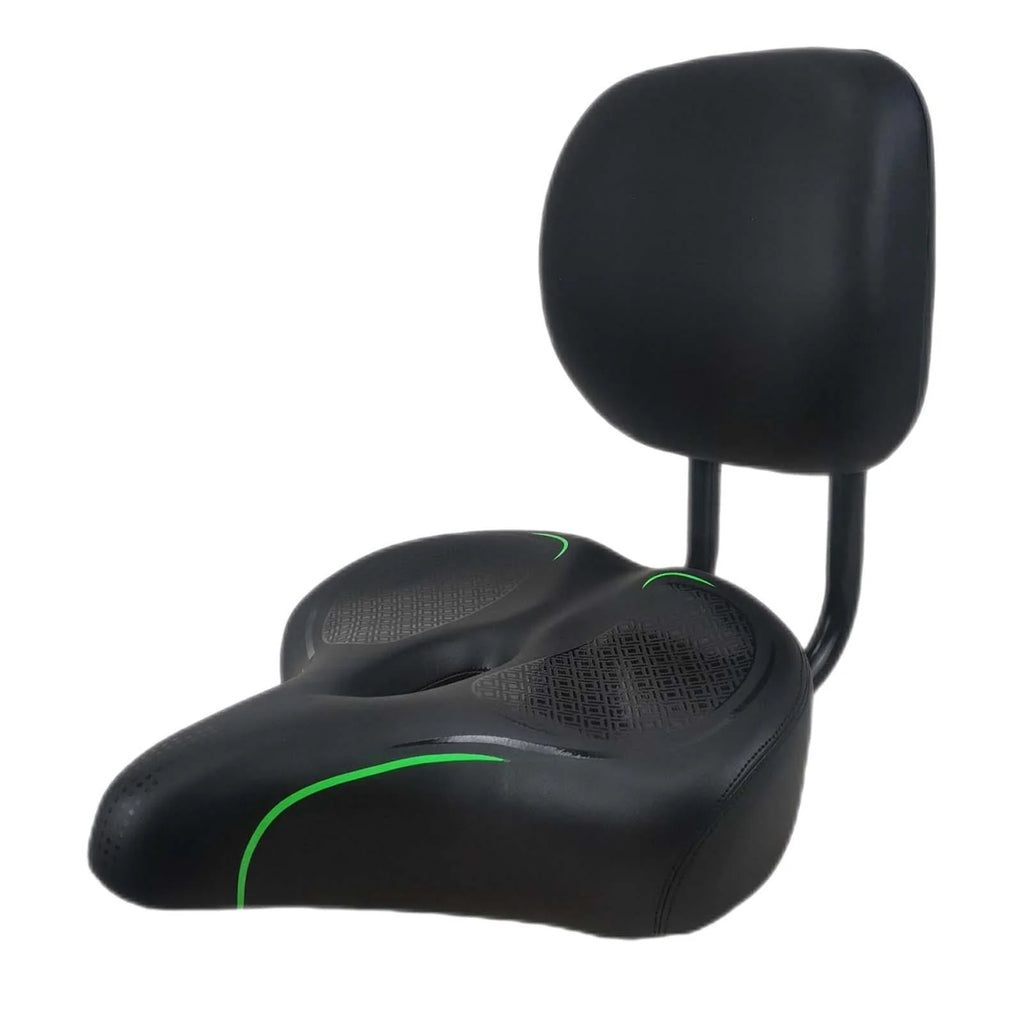 Green Bicycling Bike Seat with Backrest D7126