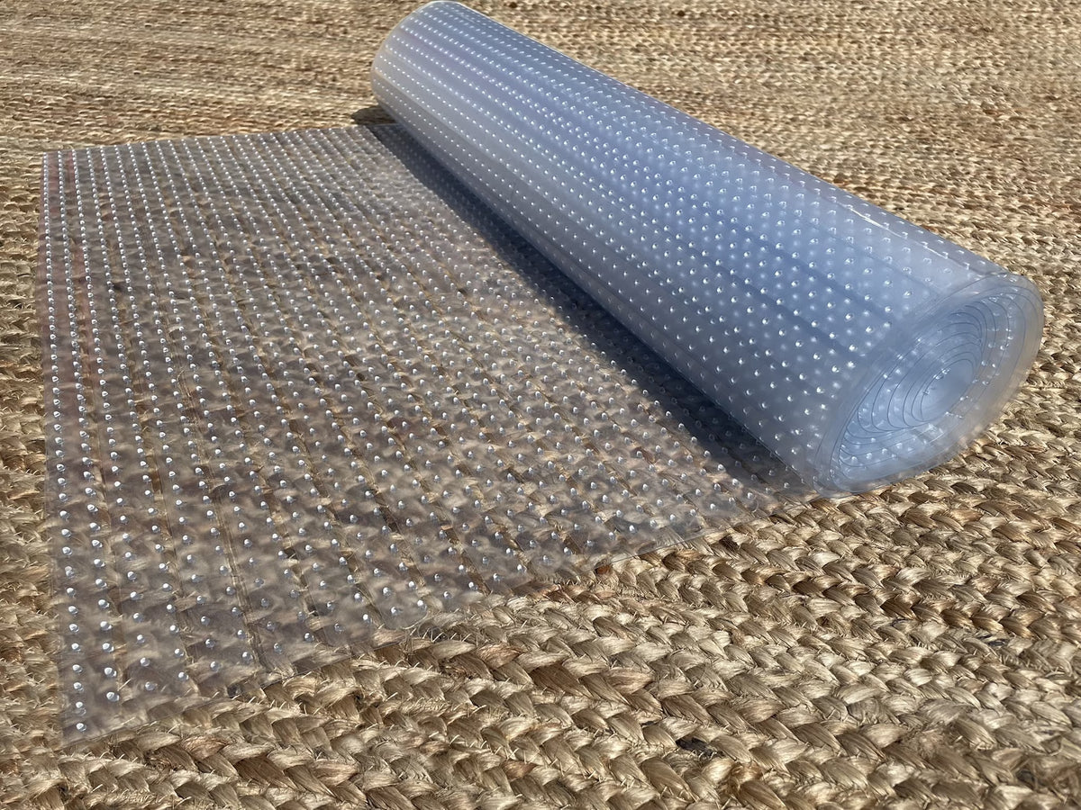 Clear Vinyl Plastic PVC Floor Runner Protector For Carpet (27" Wide) C822