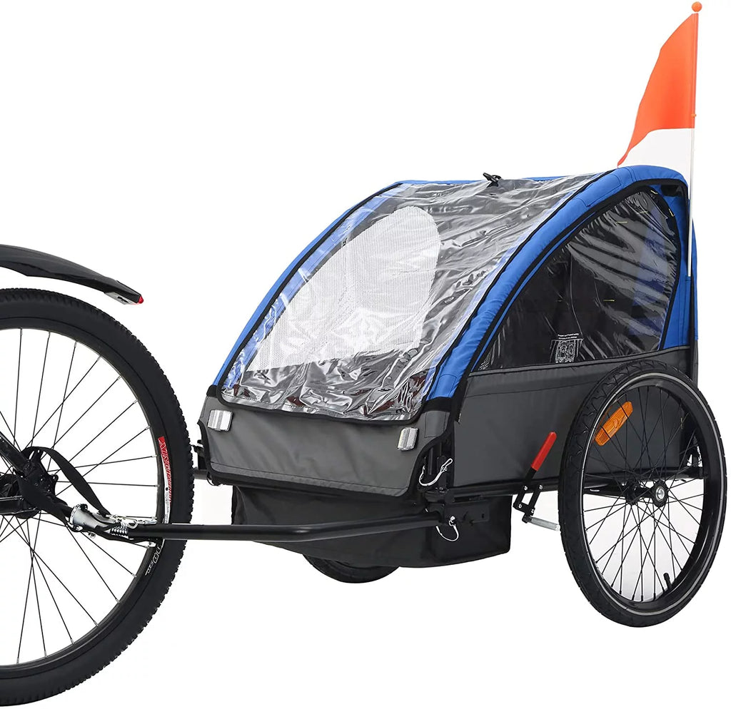 Red Foldable Kids Bike Trailer Q507