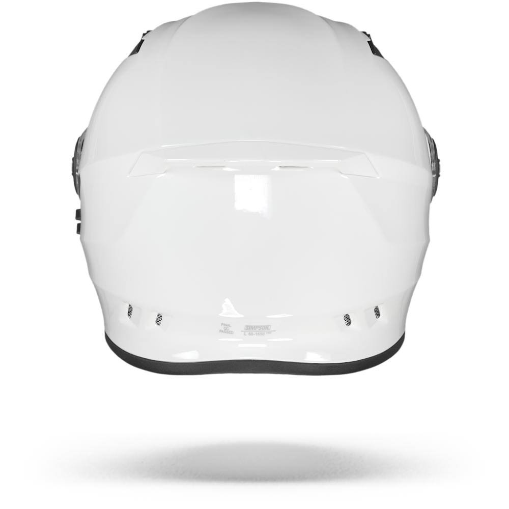 Solid White Flip Up Modular Helmet Size 2XL V204