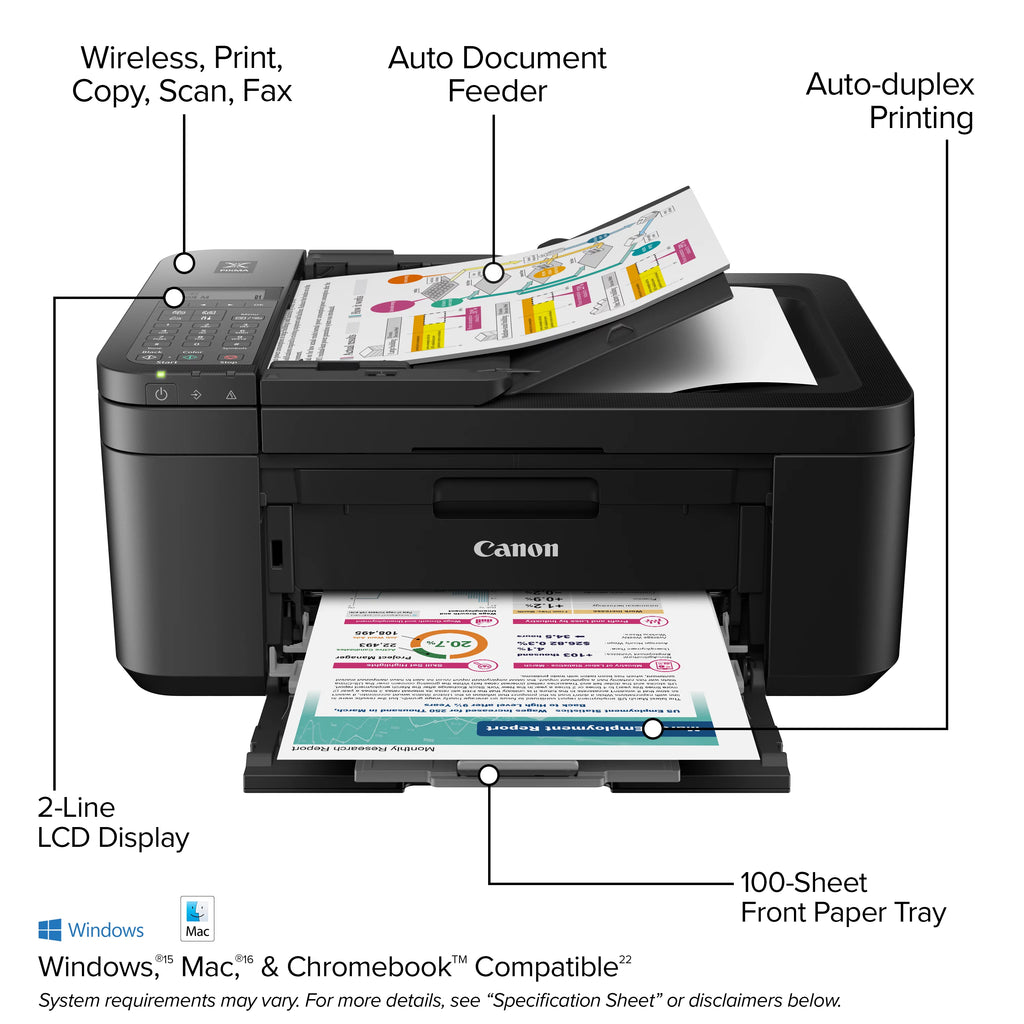 Wireless All-in-One InkJet Printer with ADF D887
