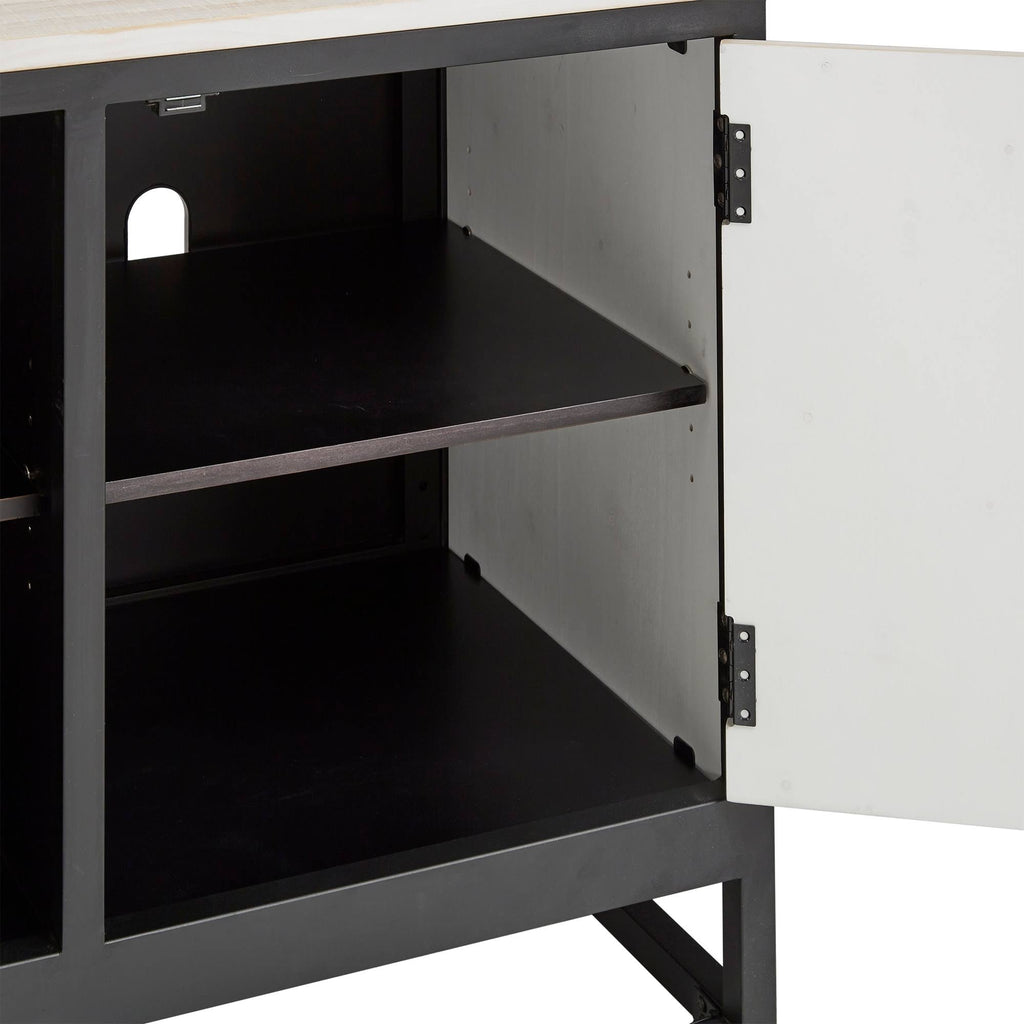 Black Metal TV Stand N464153