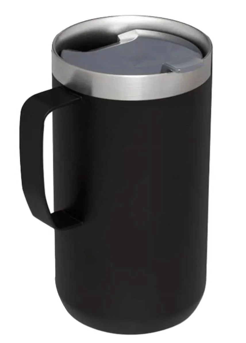 24 OZ Black Camp Mug C14866