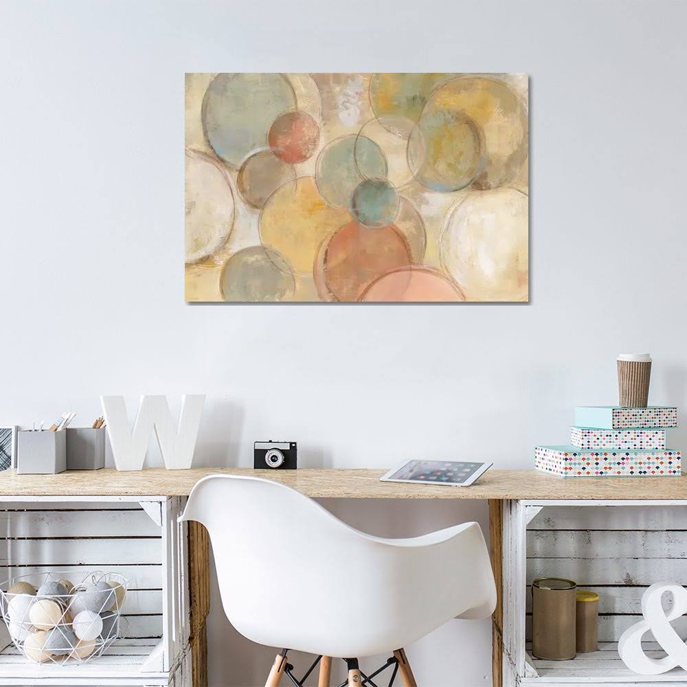 Canvas Wall Decor Prints - Abstract Geometric Circular I318