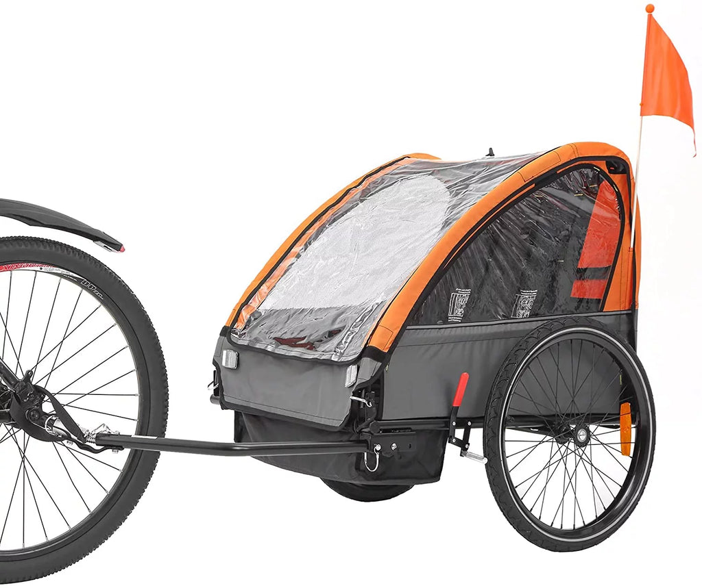Red Foldable Kids Bike Trailer Q507