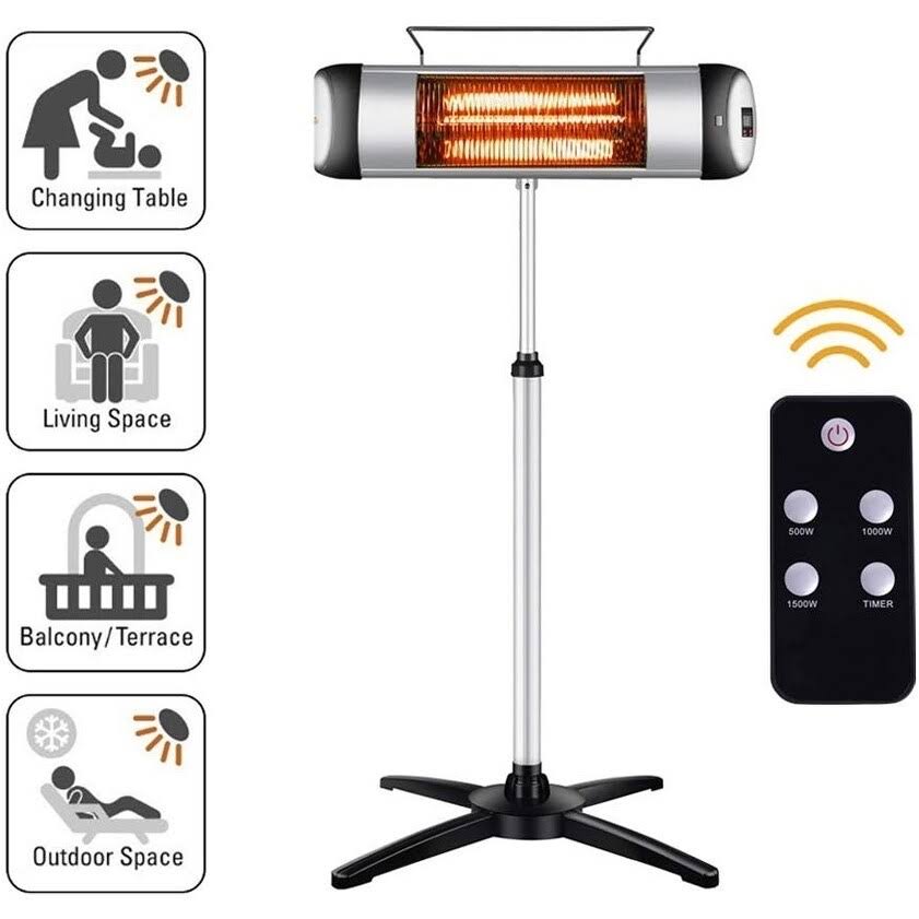 Carbon Infrared 1500 Watt Electric Outdoor Heater U184