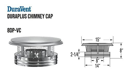 8x22 Stainless Steel Chimney Cap J1227