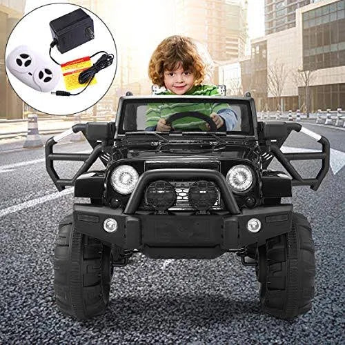 Black 12V Battery Powered Electric Ride on Car with Remote Control M475183