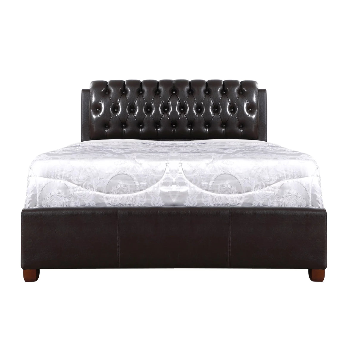 Dark Brown Queen Size Panel Beds G962580