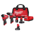 12V Lithium-Ion Brushless Cordless Hammer Drill/Impact Driver Combo Kit G526050
