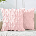 Set of 2 Velvet Boho Throw Pillow Covers 22x22 B309687