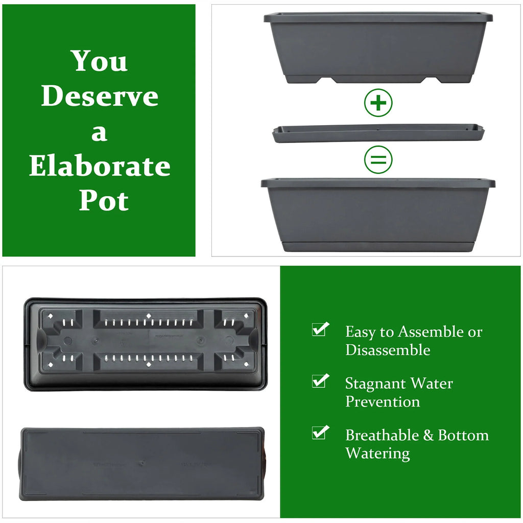 4 ft 5-Tier Vertical Raised Garden Bed Planter Box E1477