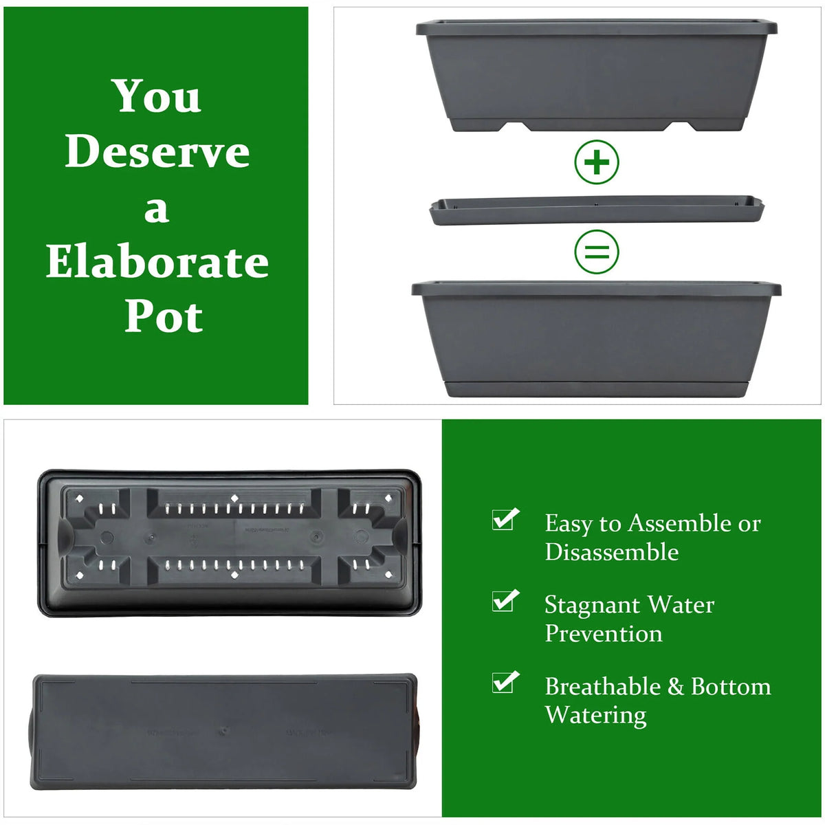 4 ft 5-Tier Vertical Raised Garden Bed Planter Box E1477