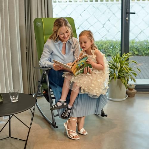 Oversized Padded Folding Rocking Camping Chair N517