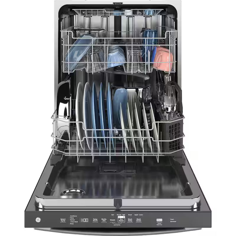 24 in. Built-In Tall Tub Dishwasher in Stainless with 3rd Rack D326