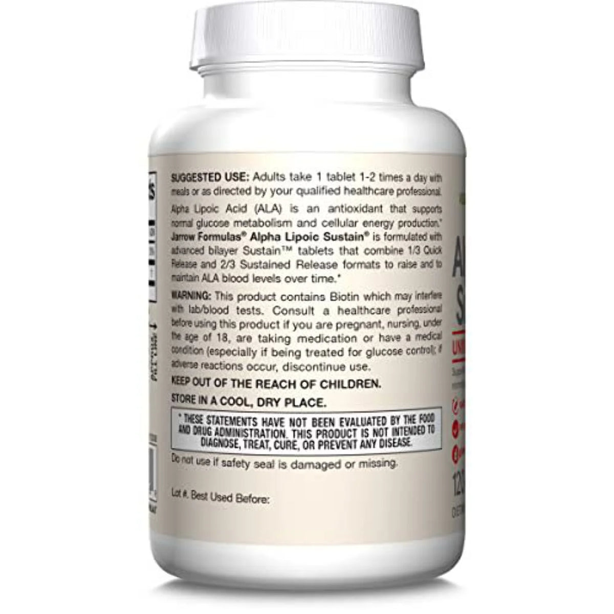 Alpha Lipoic 120 count T5429