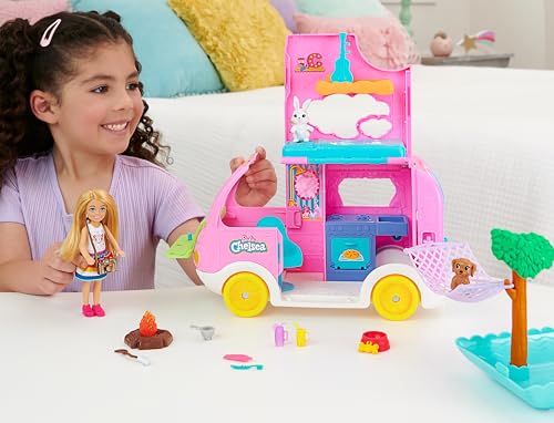 2-in-1 Playset with Small Doll, 2 Pets & 15 Accessories O127