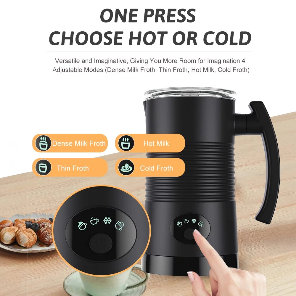 400W 4 in 1 Stainless Steel Electric Milk Frother and Steamer Y929785