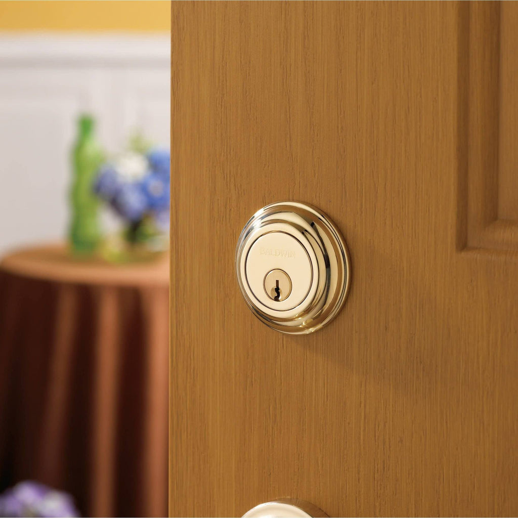 Satin Nickel Round Deadbolt Double Cylinder D781508