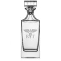 30 oz Glass Whiskey Decanter with Glass Stopper U46558