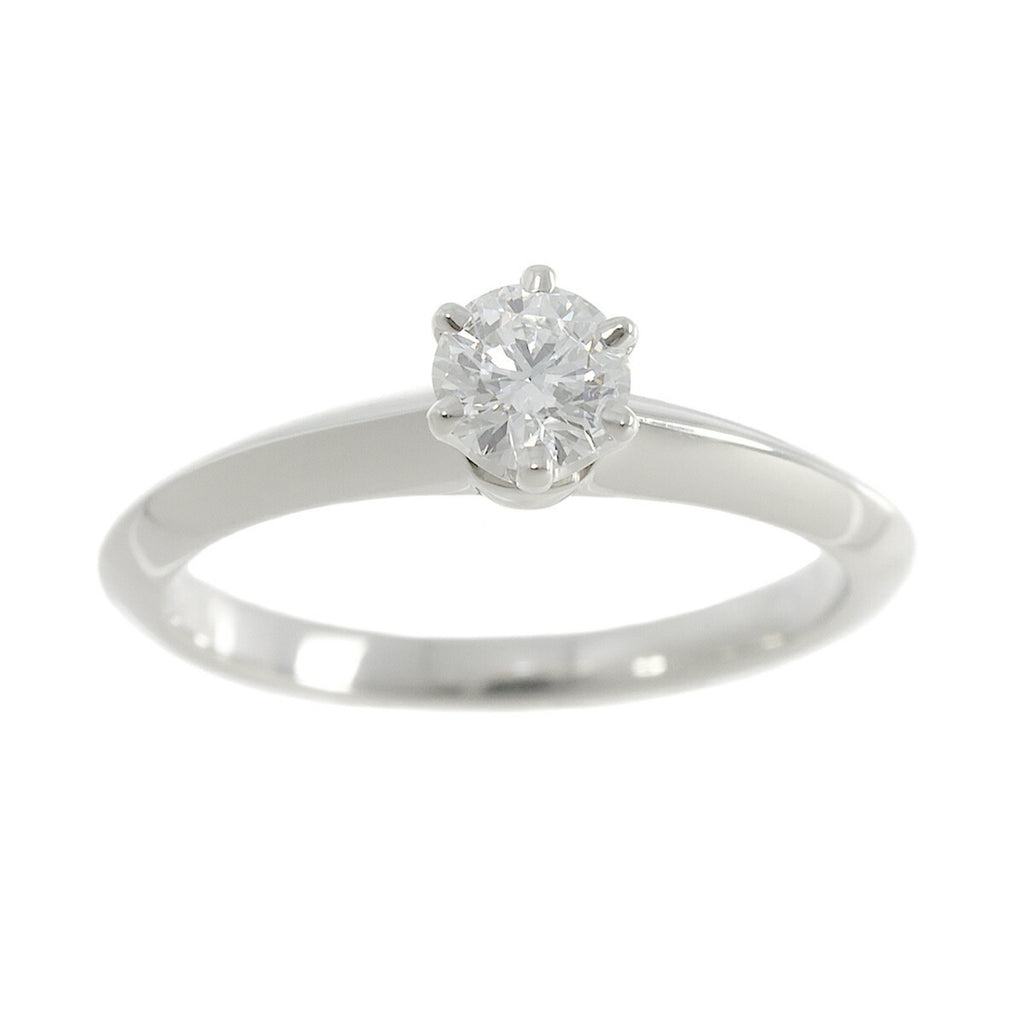 Solitaire Diamond 0.26ct E/VVS2 Ring Pt Platinum X5697