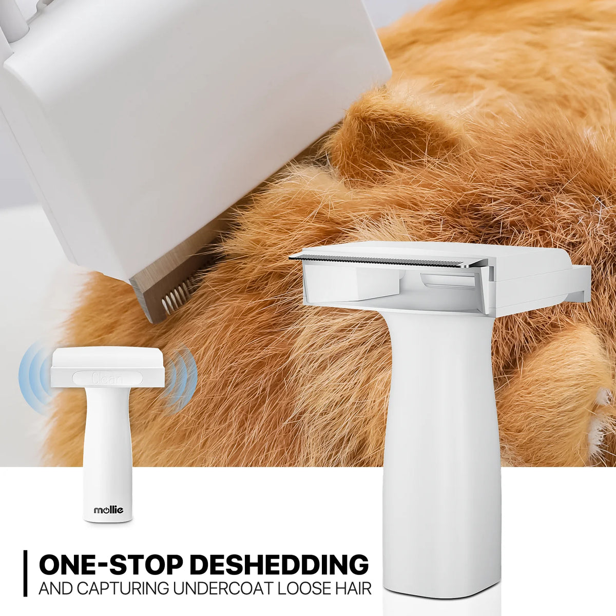 Blue 3-in-1 Pet Grooming Vacuum Kit with 6 Grooming Tools J594