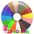16-Color 320ft PLA 3D Pen Filament Refills 1.75mm U281