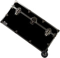 Large 32 x 18 x 16.5 Inches Lockable Footlocker with Wheels J246