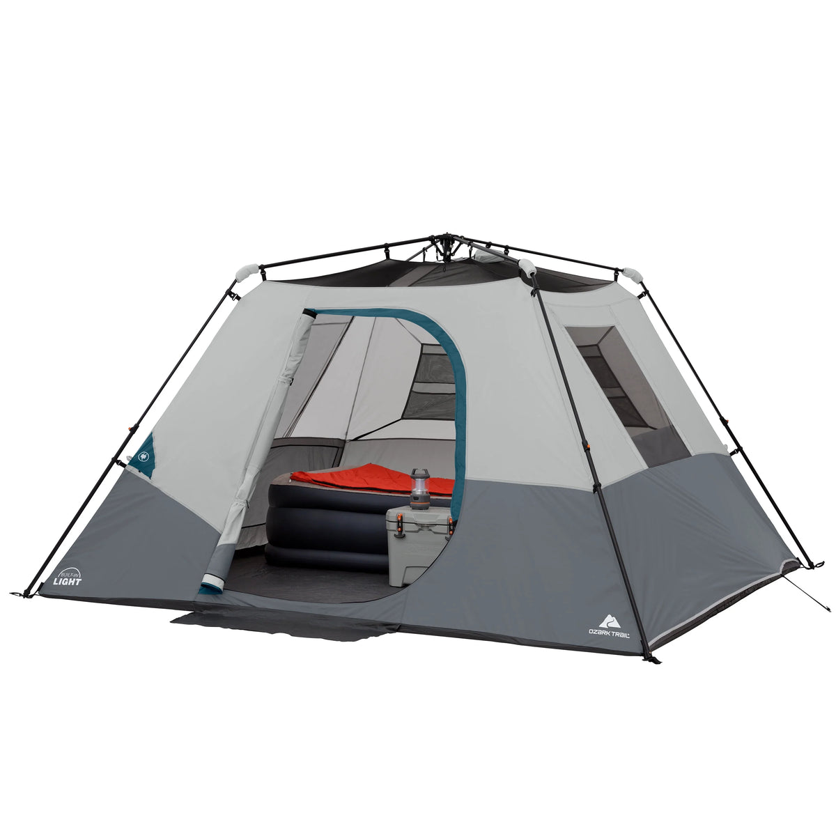 6-Person Instant Cabin Tent with LED Light Z24499