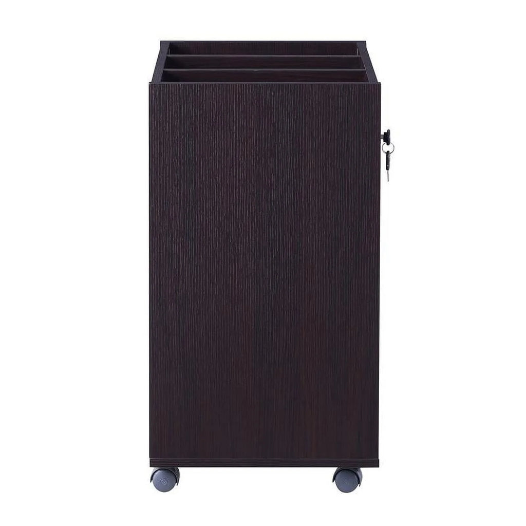 Cappuccino 3-Drawer Wood File Cabinet M655483