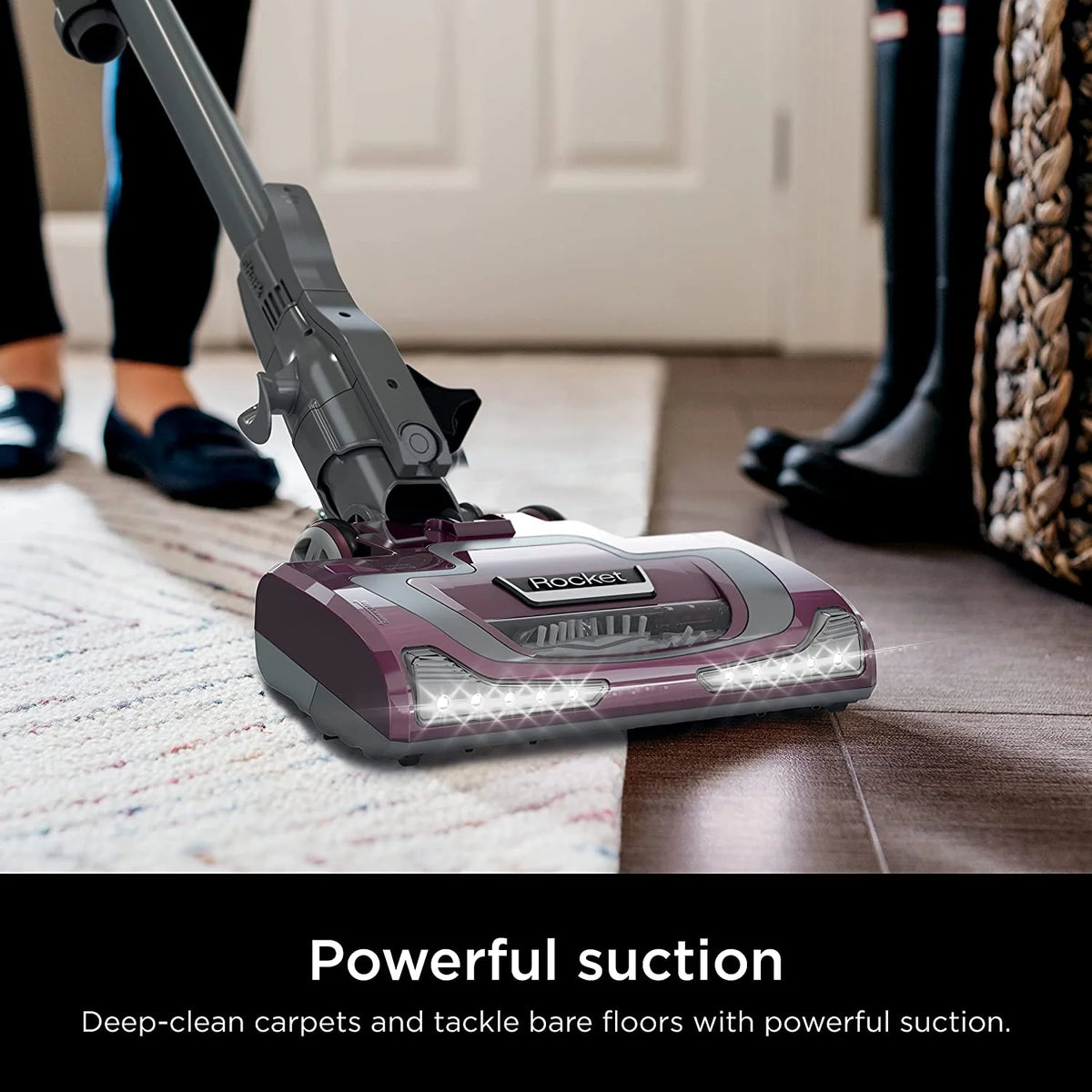 Corded Stick Vacuum with LED Headlights, XL Dust Cup, Pet Attachments E52983