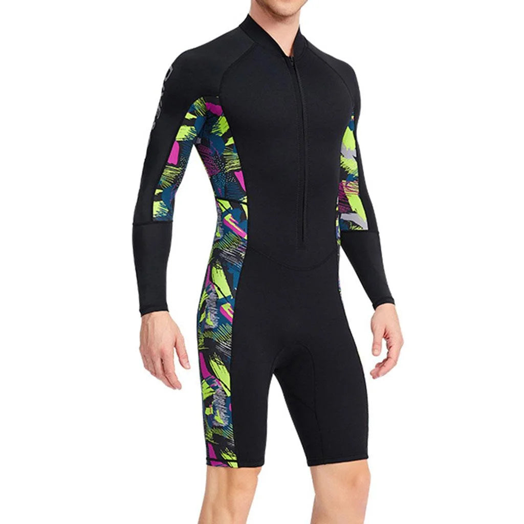 1.5mm Wetsuit Shorty Front Zip Long Sleeve P9992