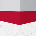 Red 6x22 Rubber/Vinyl Wall Base 120& Roll / Cove (with Toe) X70971
