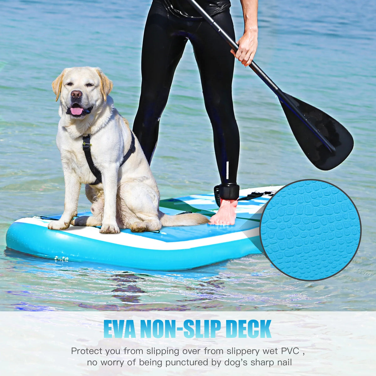 Inflatable Stand Up Paddle Board with Adjustable Paddle W87440