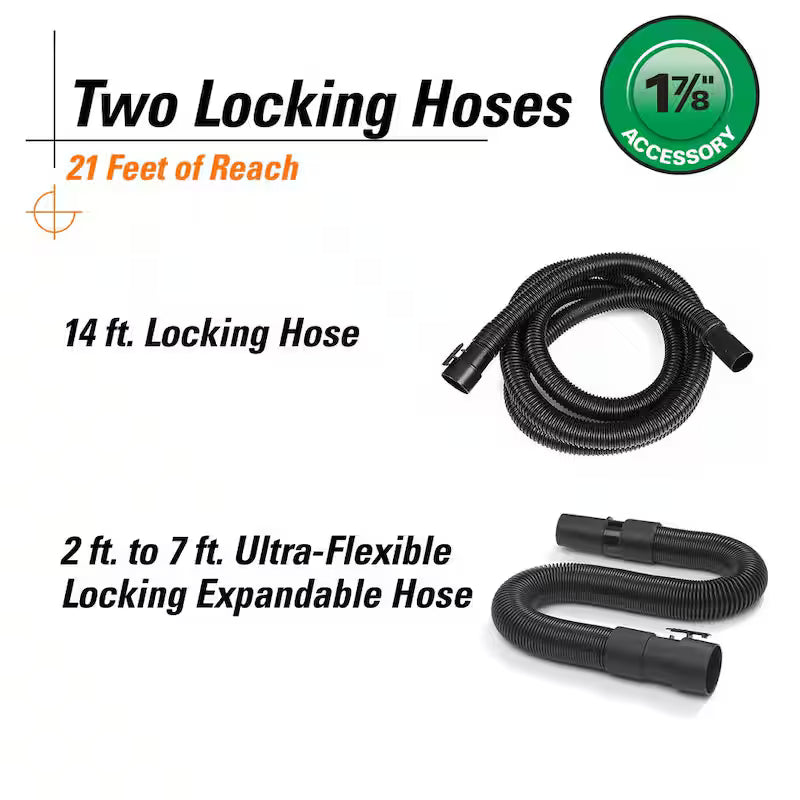 5 Gal. Portable Wet/Dry Shop Vacuum with Car Cleaning Kit G831