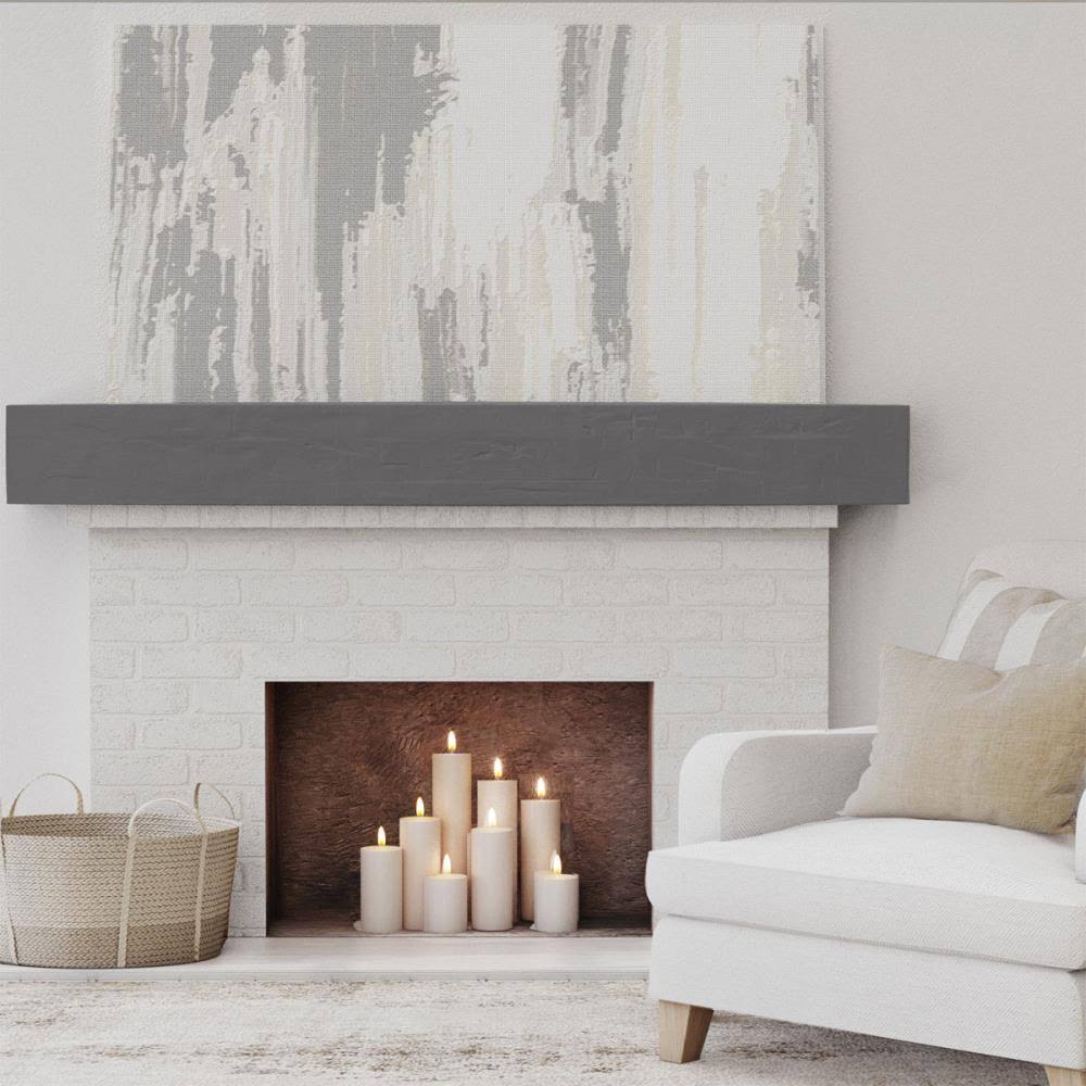 Aged Cedar Faux Wood Fireplace Mantel T664