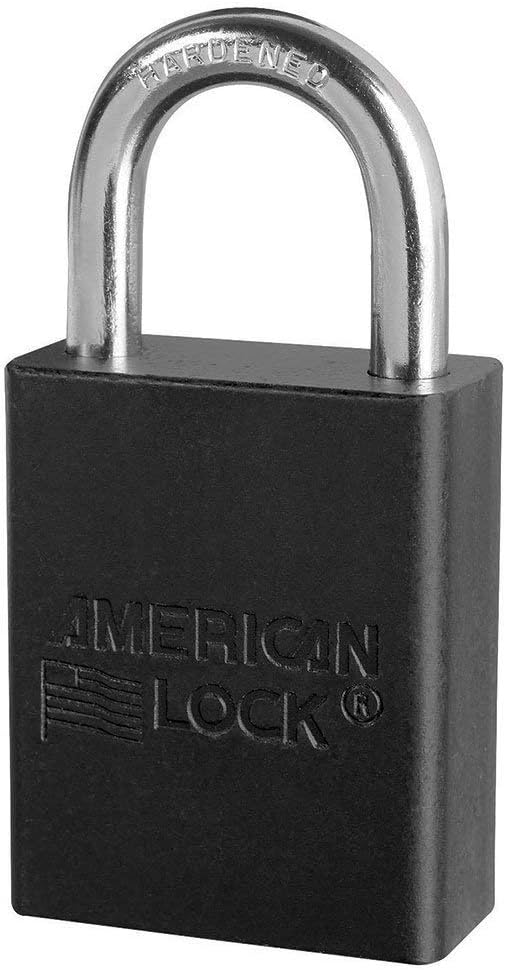 6 Pack Solid Aluminum Body Padlock F589