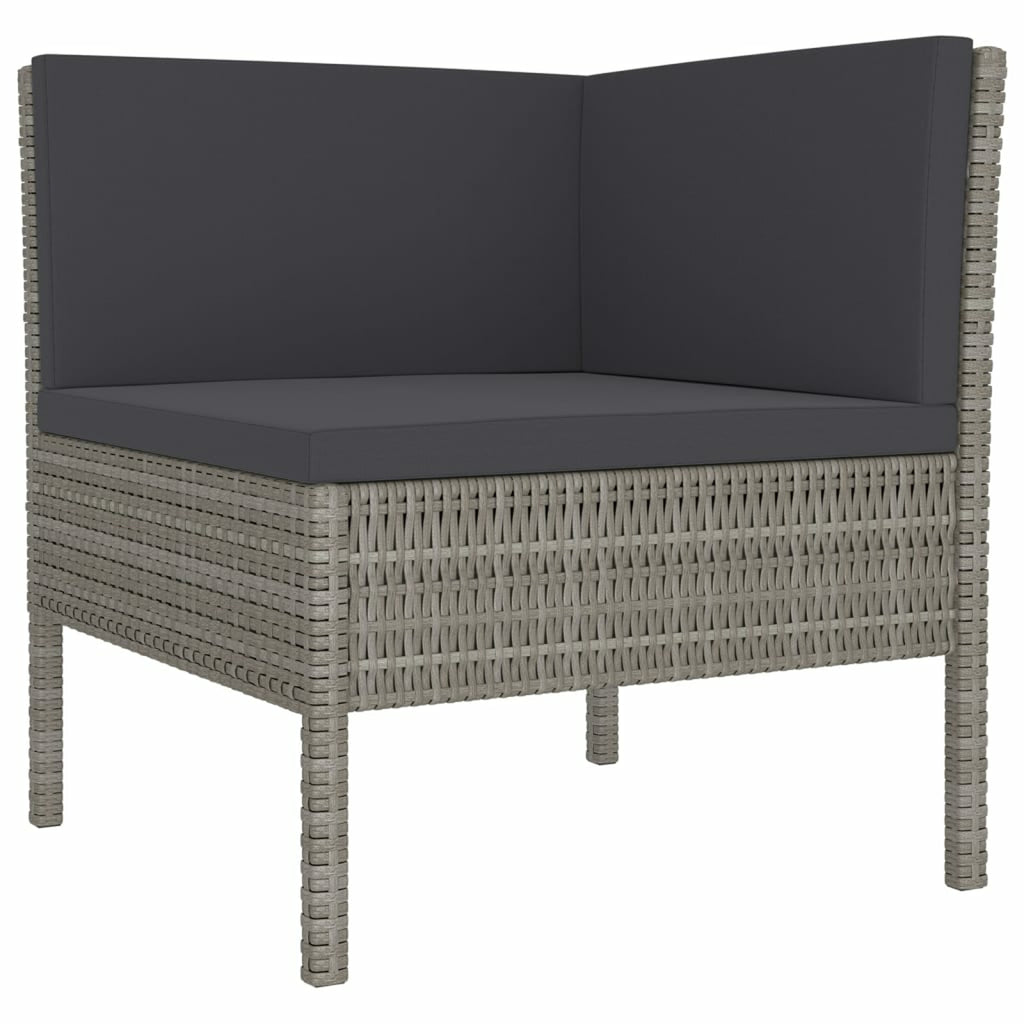 9 Piece Poly Rattan Outdoor Sectional Sofa Set C582070